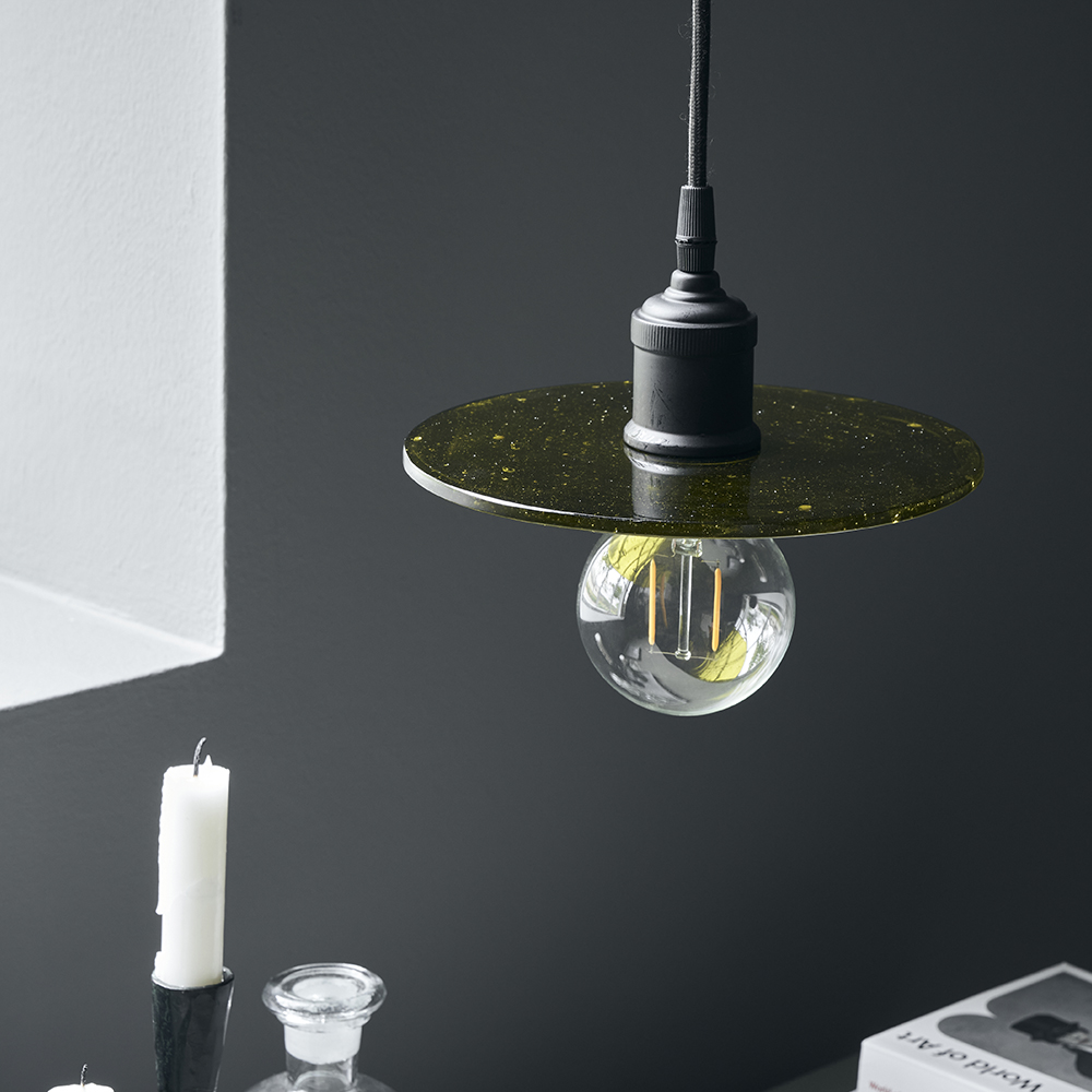 Hover Taklampa 8x21 cm Oliv