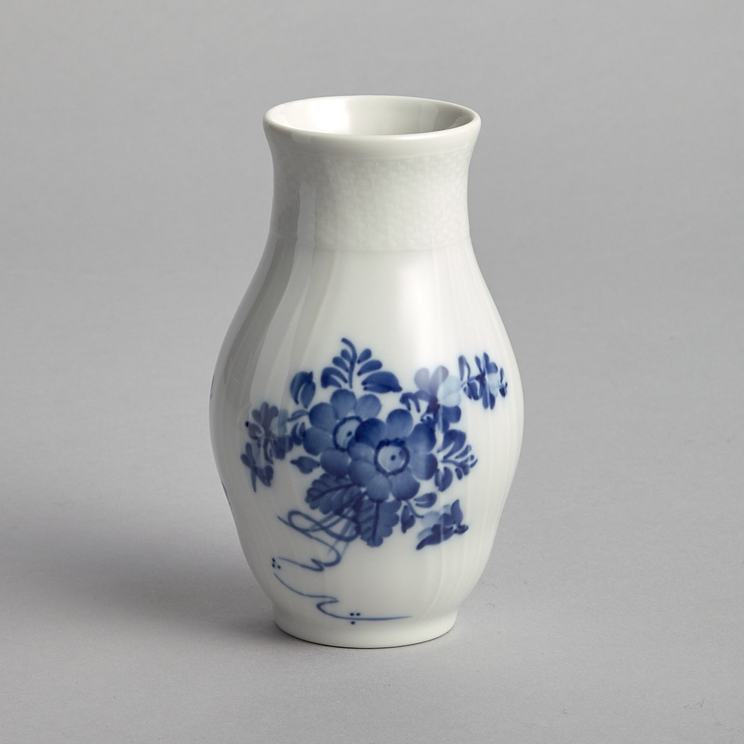 SÅLD "Blå Blomster" Vas