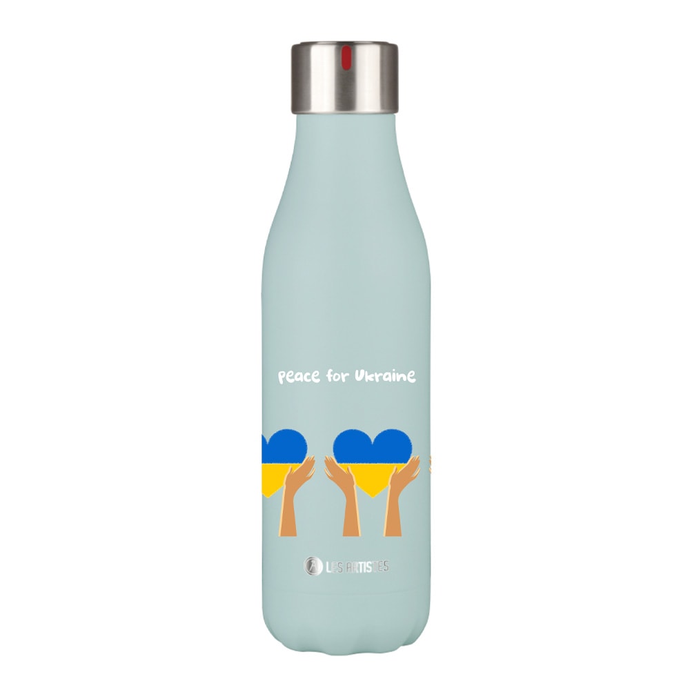 Bottle Up Termoflaska Peace For Ukraine 50 cl Ljusgrå