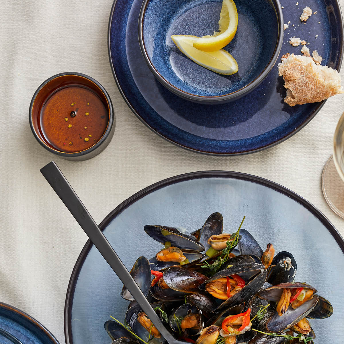 Miniskål 7,5 cm Svart/Bärnsten