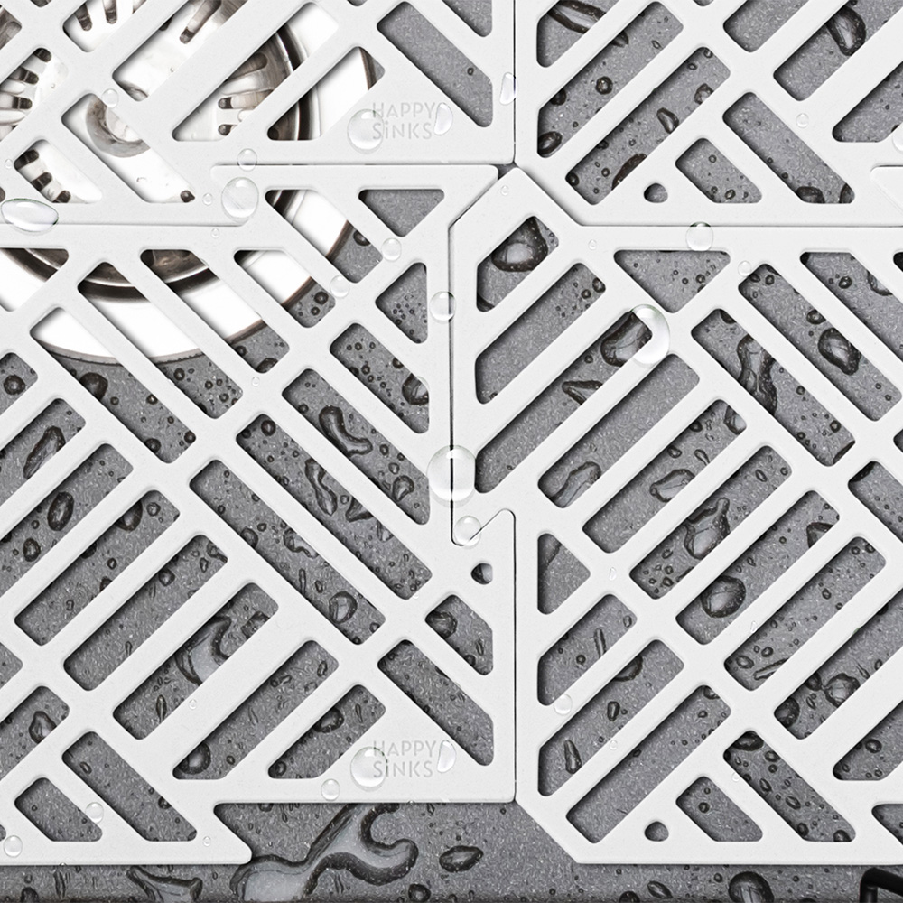 Happy Diskho-skydd Puzzle 4 delar Vit