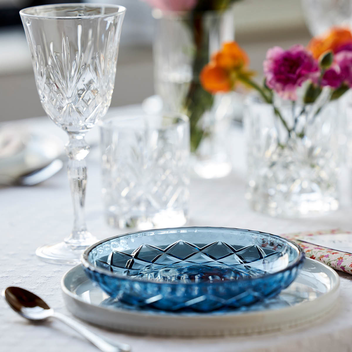 Sorrento Assiett 16 cm 4-pack Blå