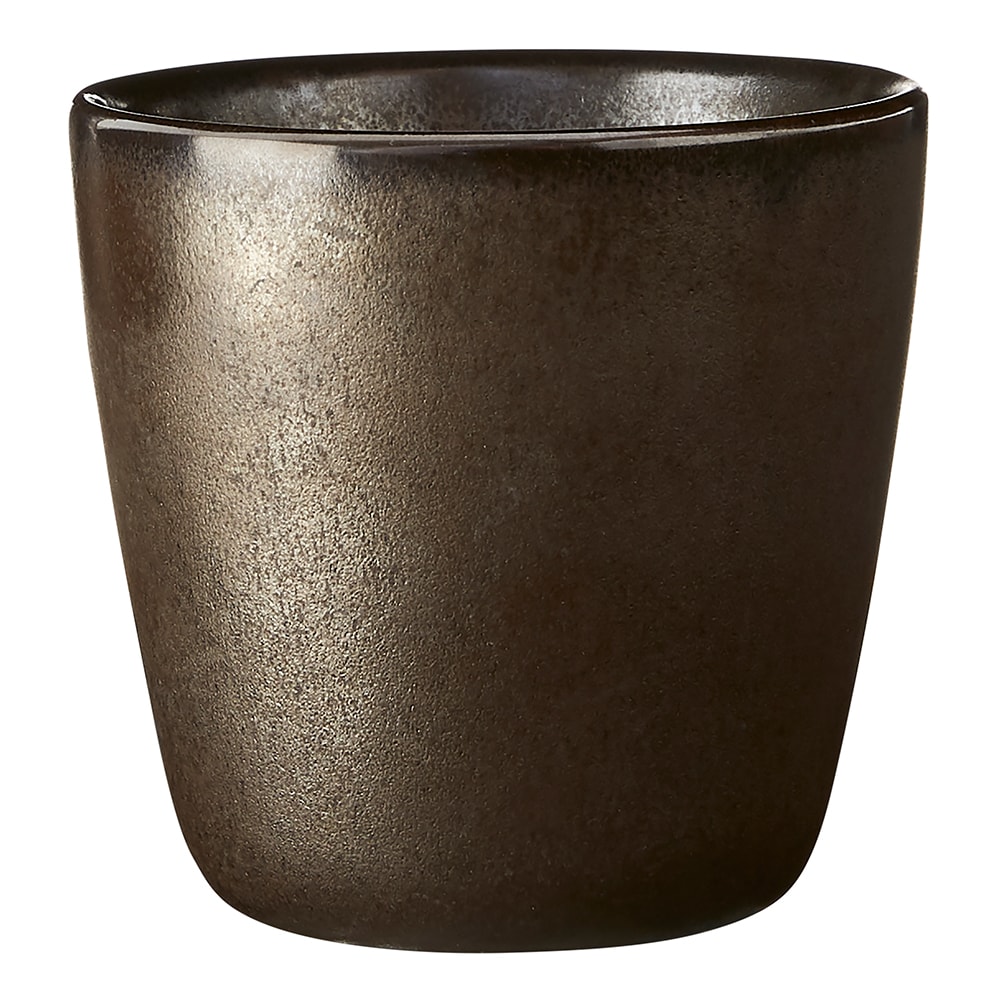 Raw Mugg utan öra 30 cl Metallic Brown