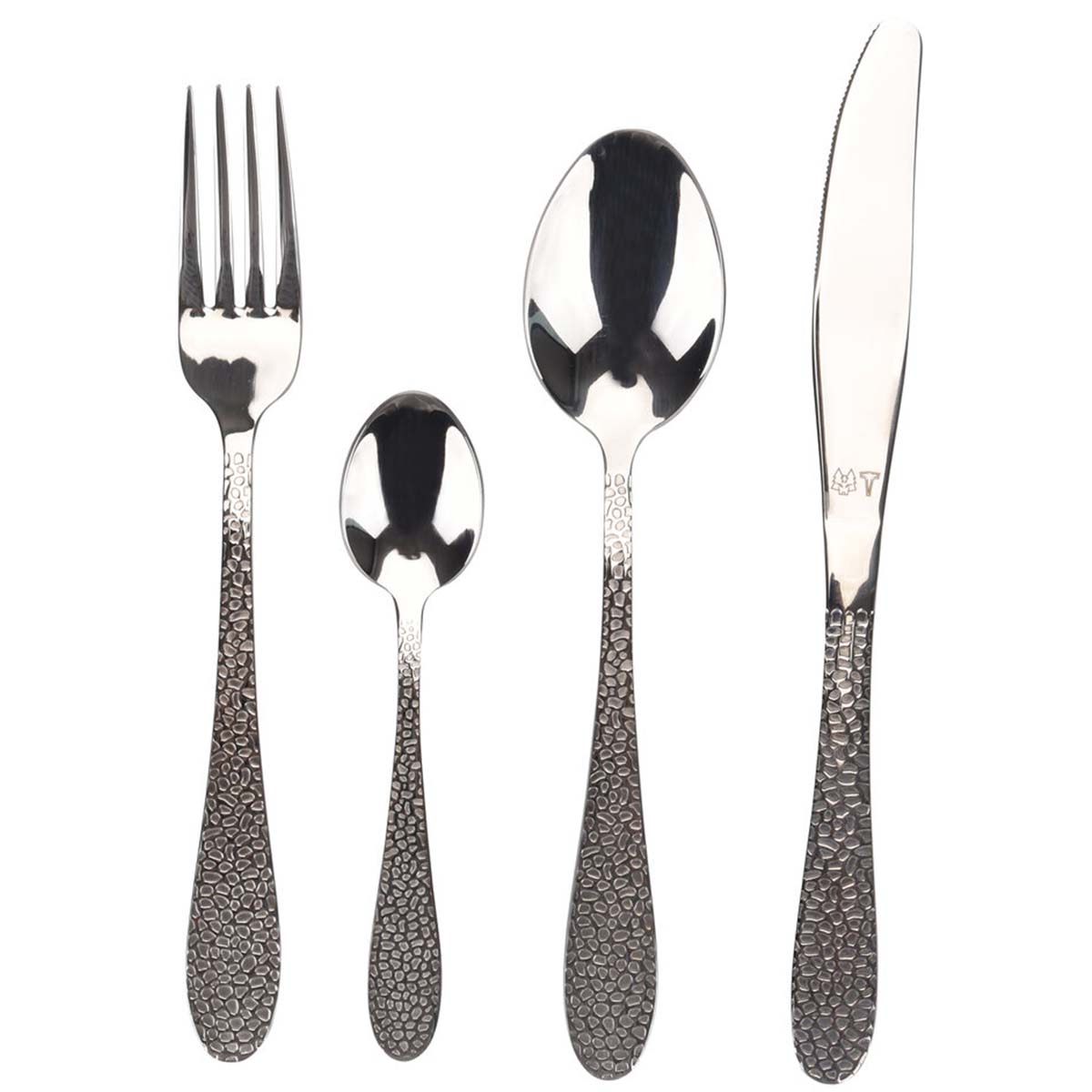 Bestickset 16-delar Gråfot Silver