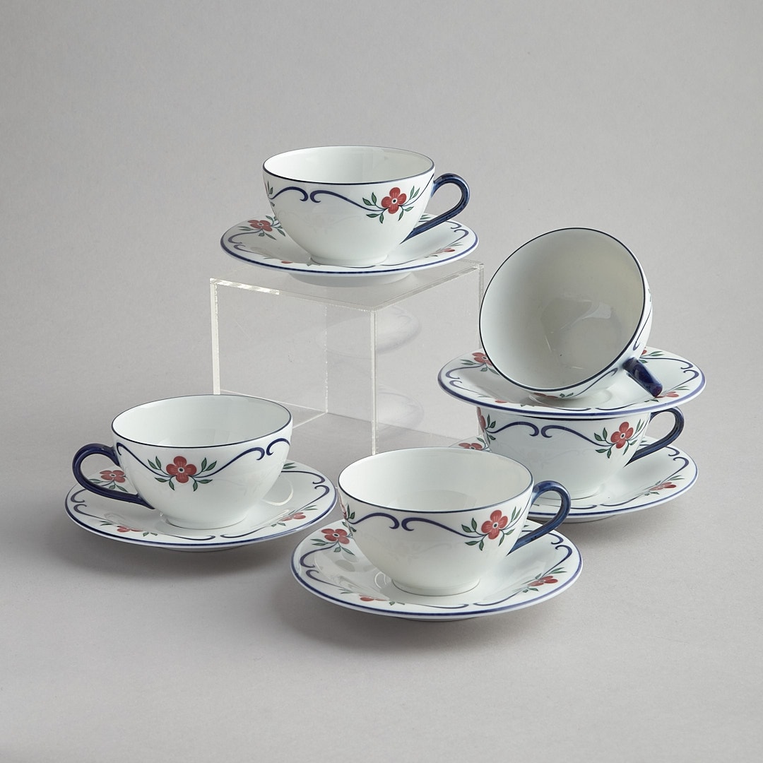 Sundborn Kaffekoppar med Fat