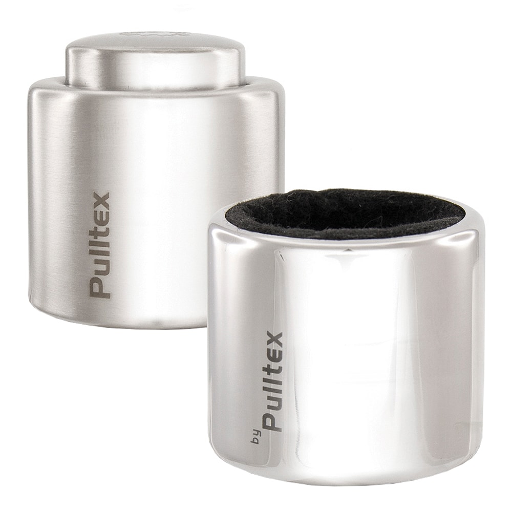 Wine Stopper + Droppring Krom