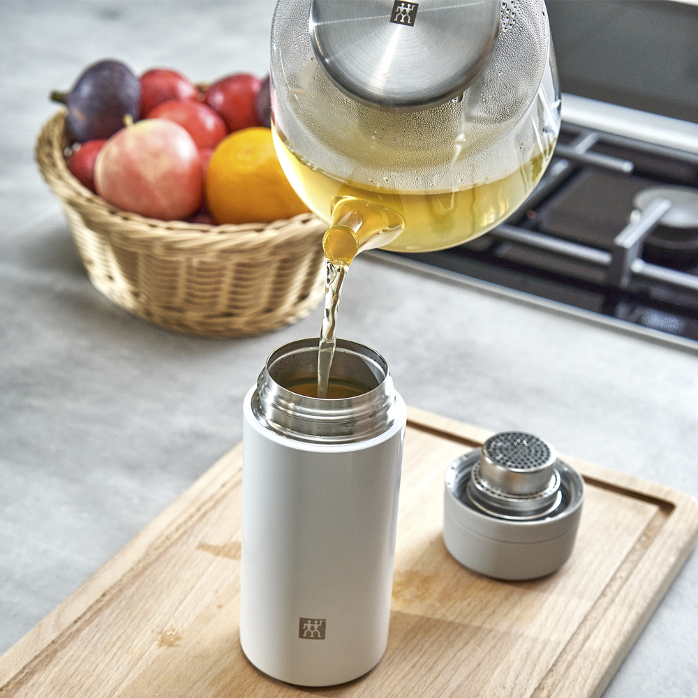 Thermo Termosmugg med Sil 42 cl Silver/Vit