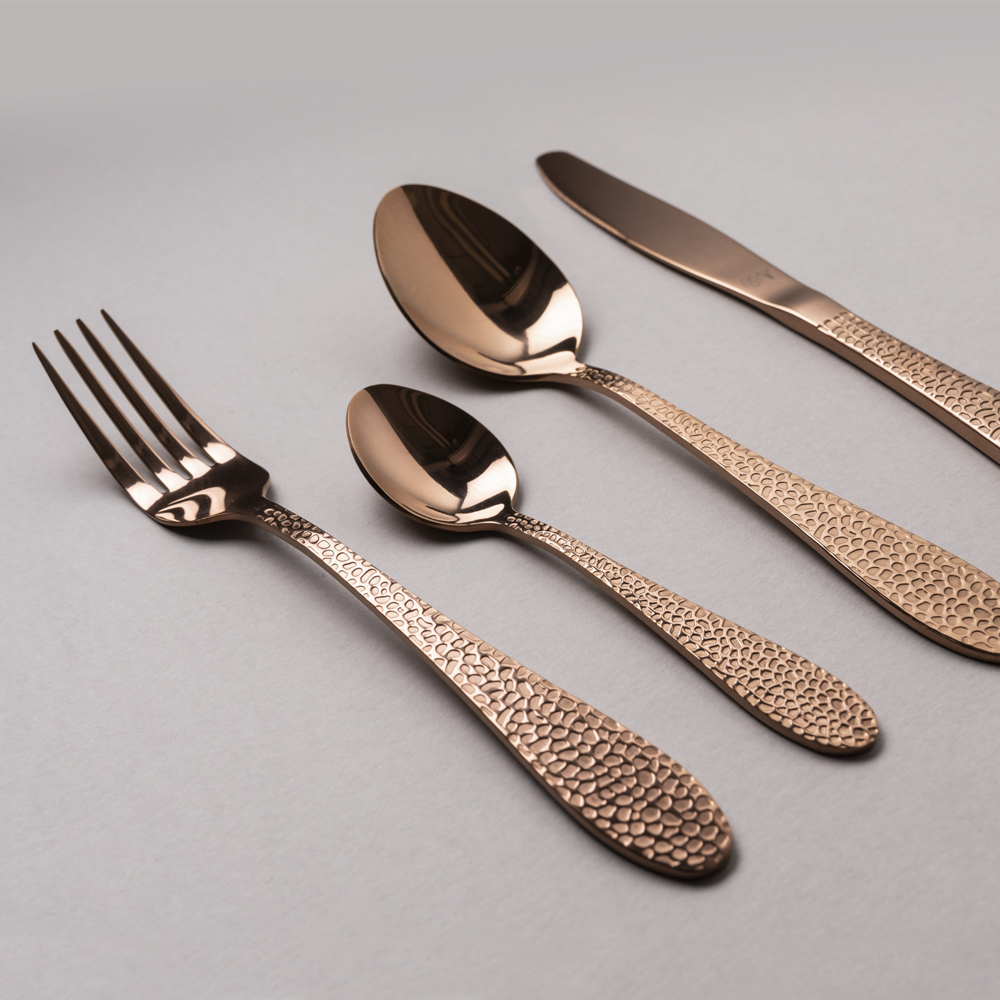 Bestickset 16-delar Fenix Koppar-Rosé