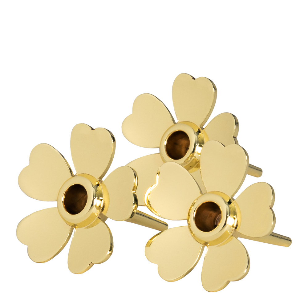 Me To You Tårtljushållare 3-pack Guld