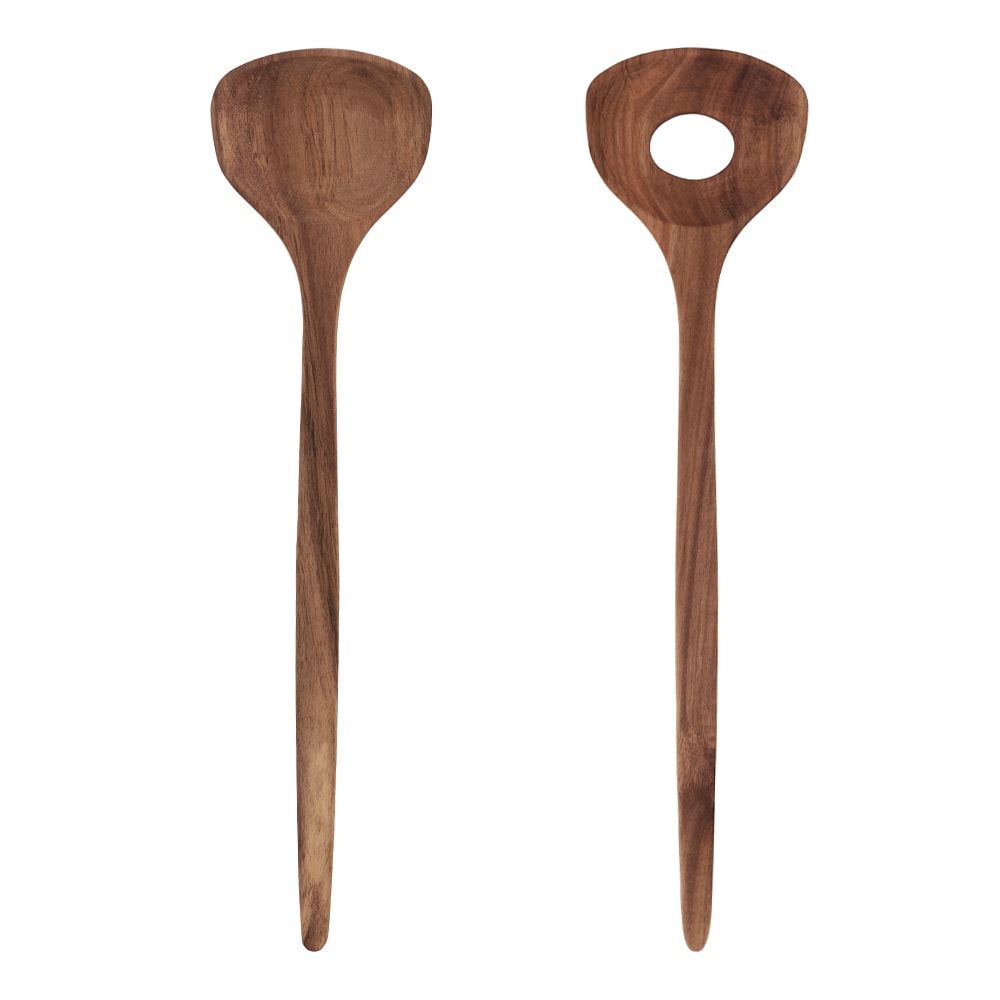 Salladsbestick 2 delar Akacia 32 cm