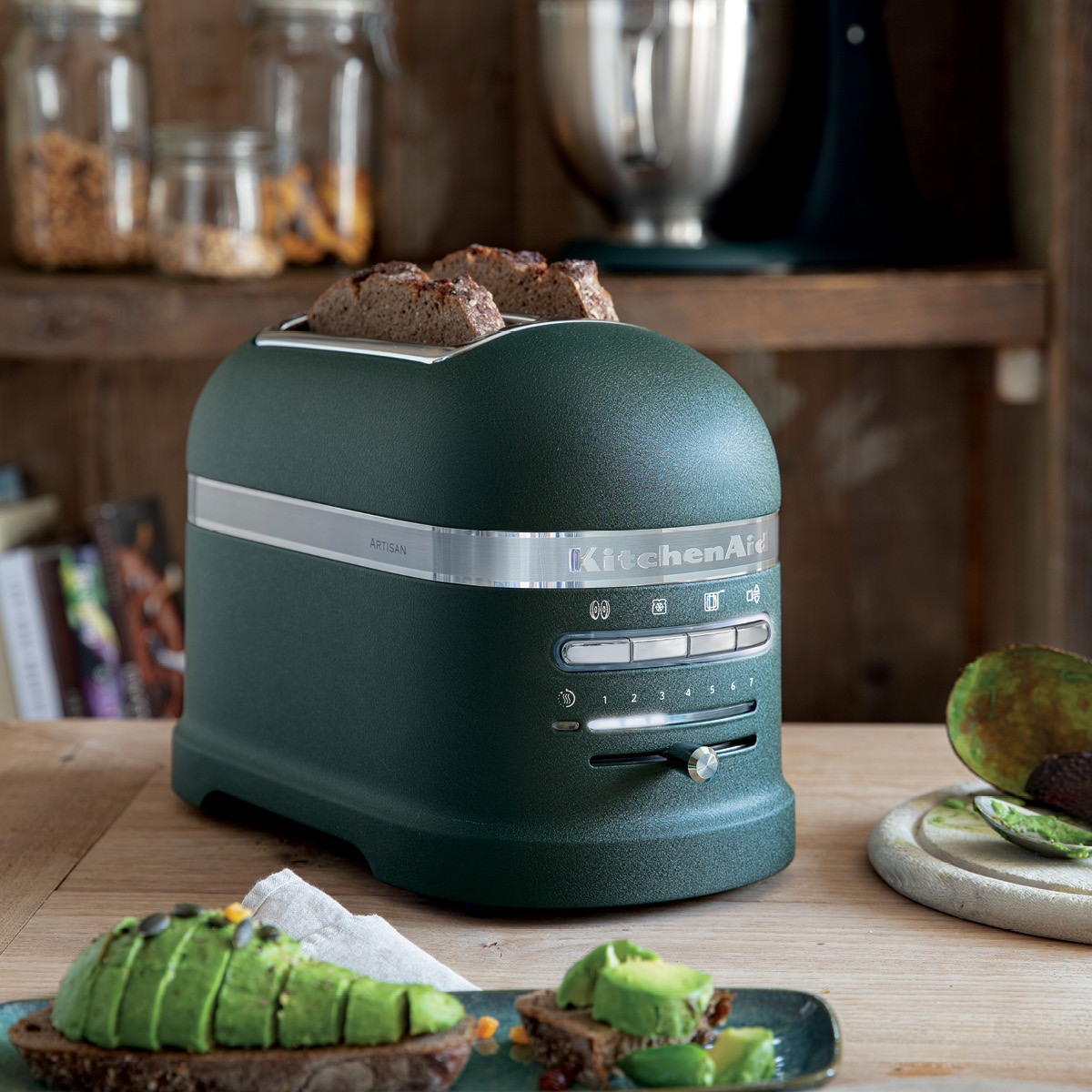 KitchenAid Artisan Brödrost 2 skivor Pebble Palm