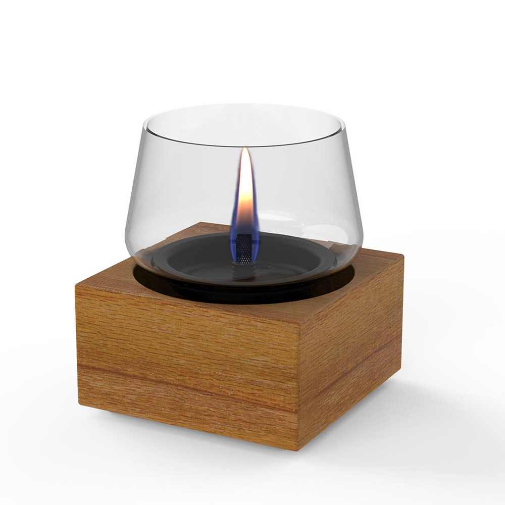 Poppy Lykta 16 cm Trä