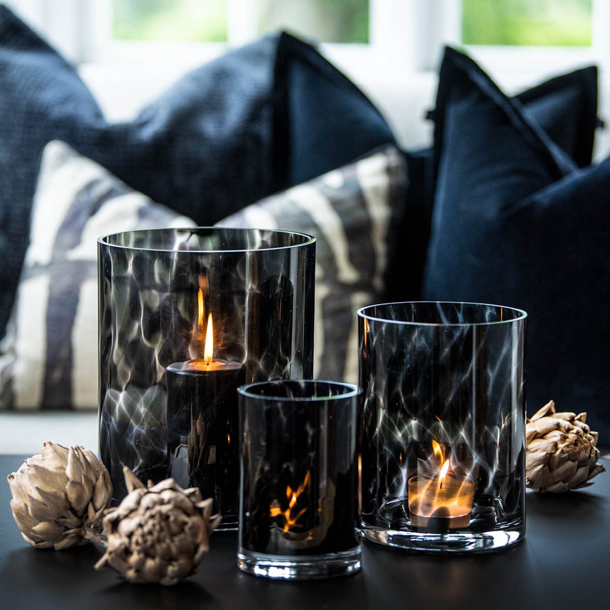 Savanna Lykta 10x14 cm Svart