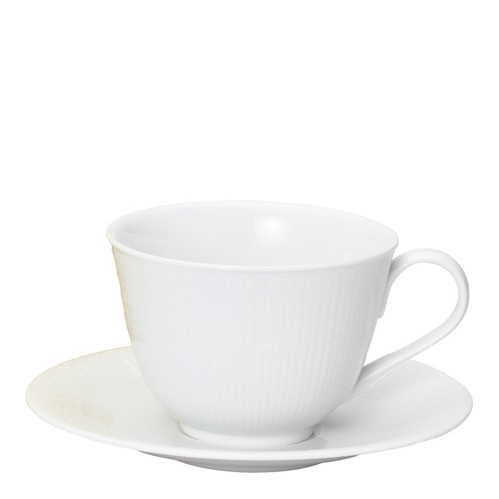 Swedish Grace Tekopp med Fat 45 cl Snö