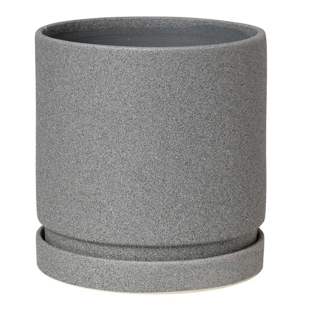 Polaris Kruka med Fat 20x21 cm  Blågrå