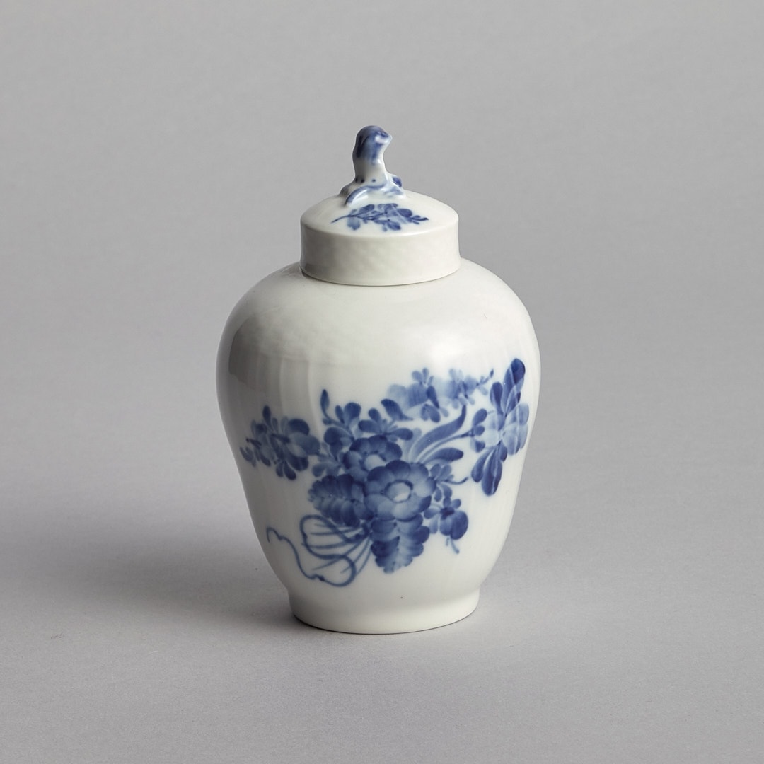 "Blå Blomster" Urna