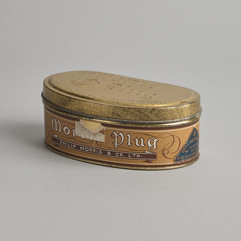 SÅLD Cigarrburk, Philip Morris & Co