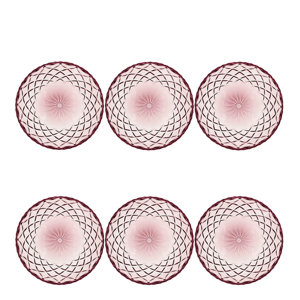 Sorrento Assiett 16 cm 4-pack Rosa