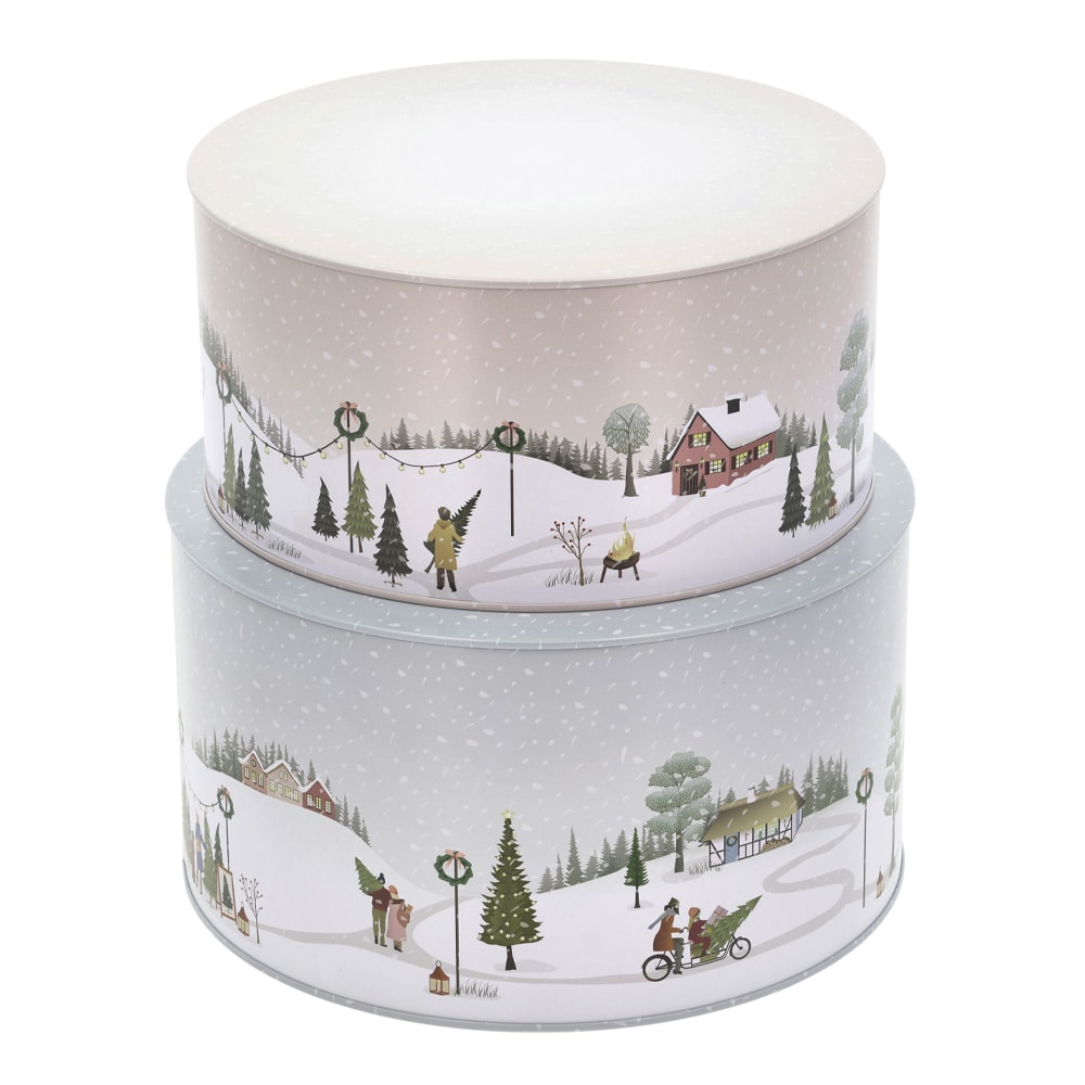 Vinter Kakburksset 2 delar Flerfärgad