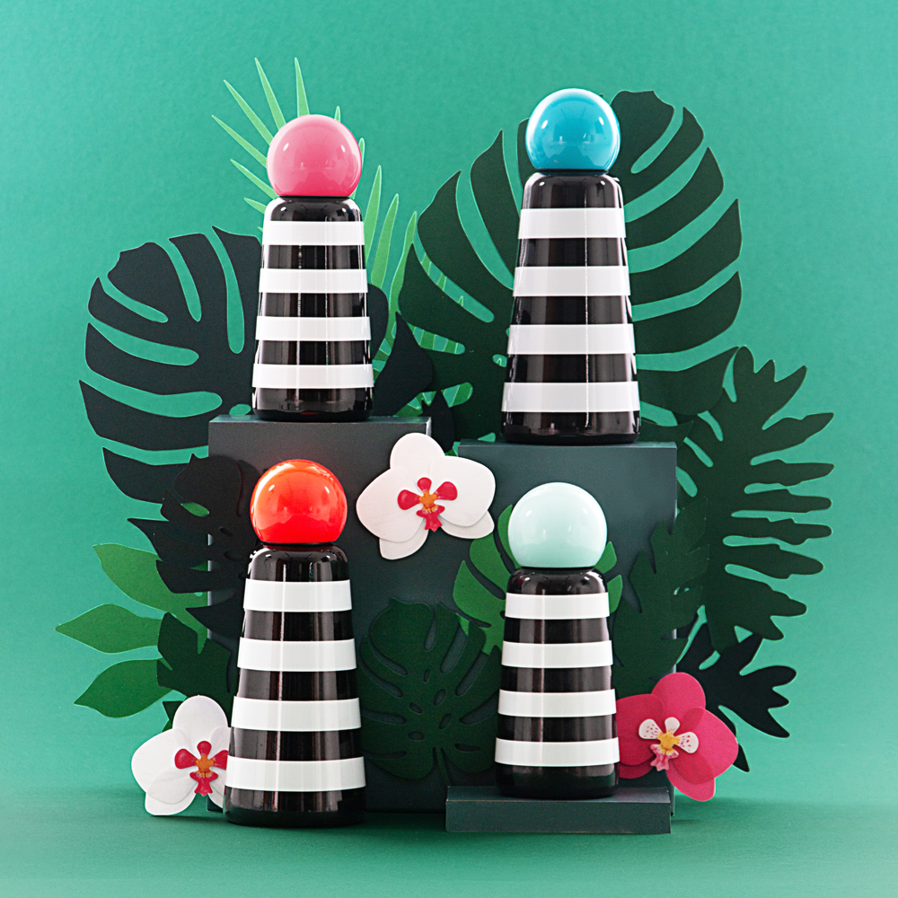 Skittle Original Flaska 50cl Stripes & Sky Blue