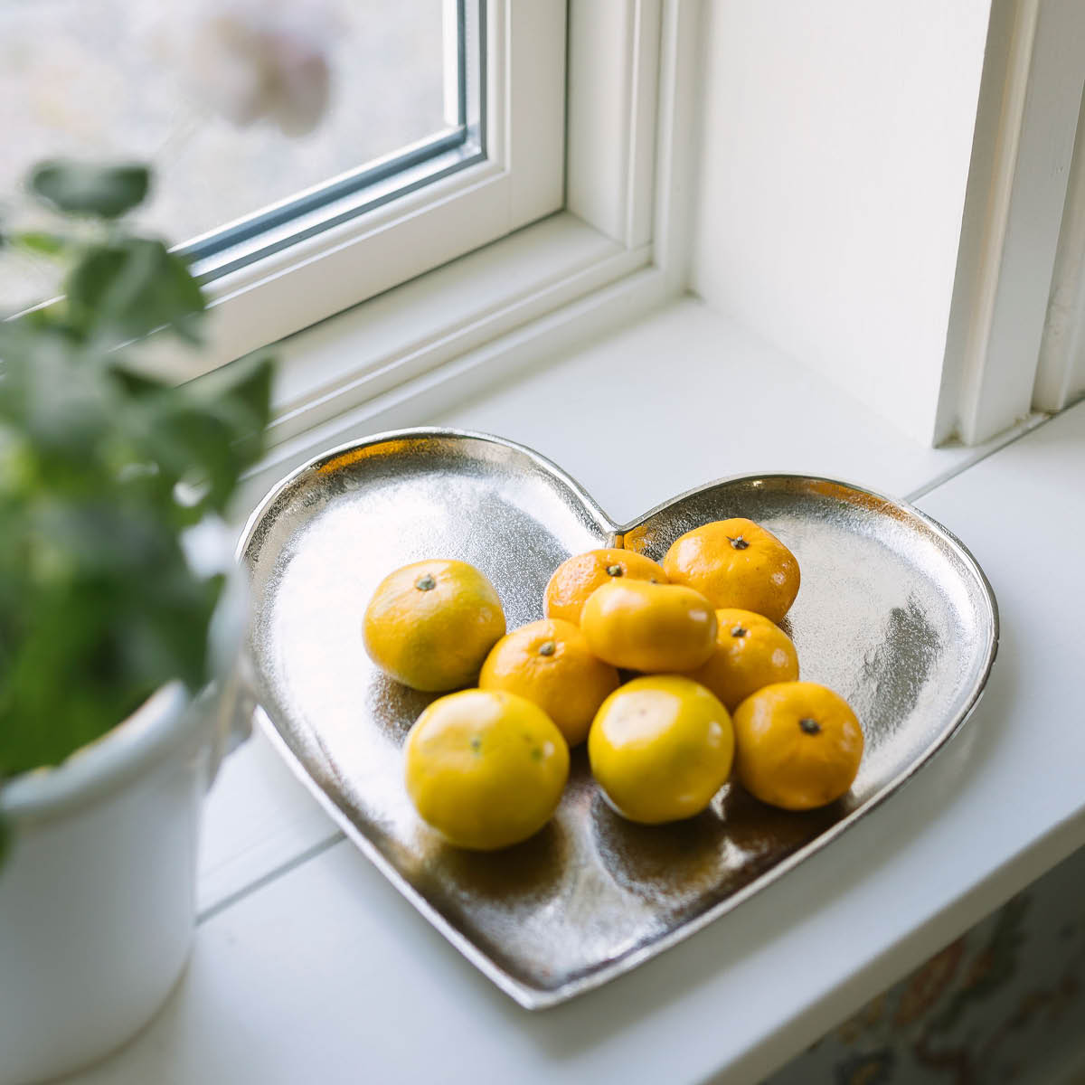 Salma Fat Hjärta 24 cm Rostfri