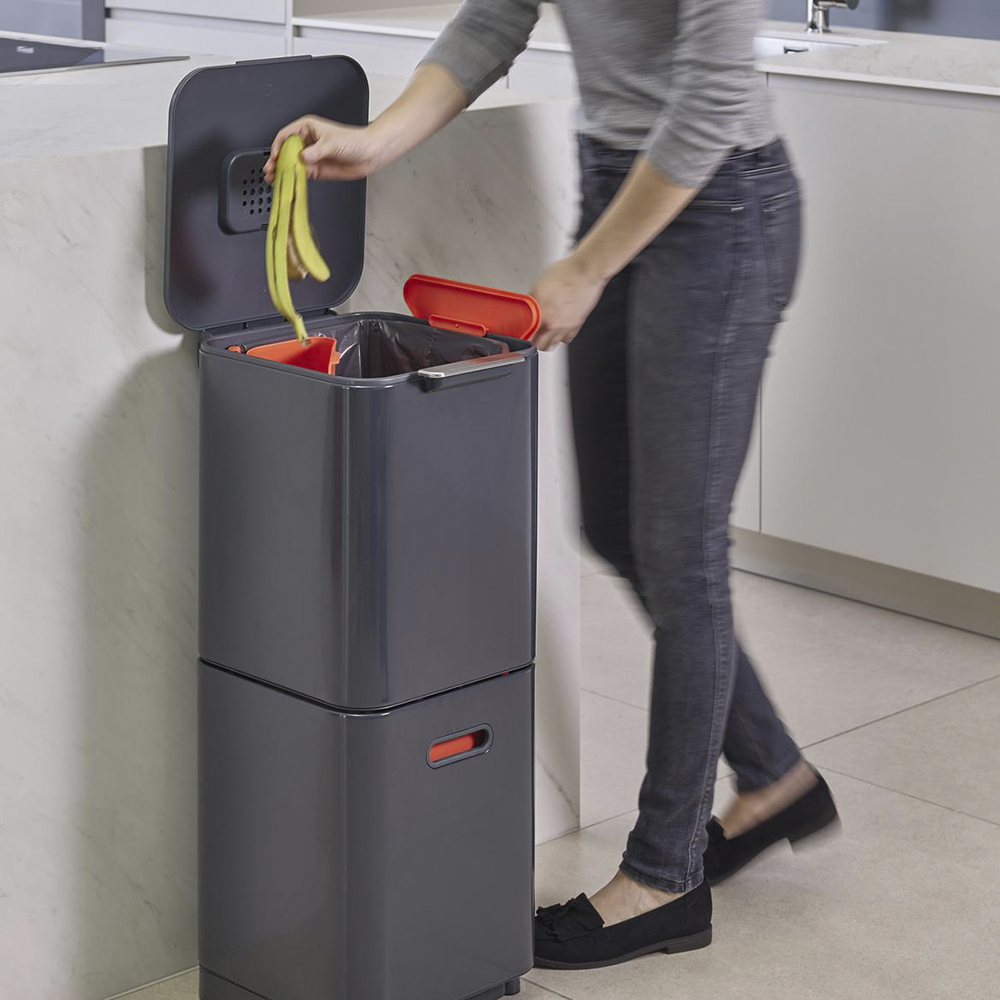 Totem Compact Avfallsbehållare 40L Grå