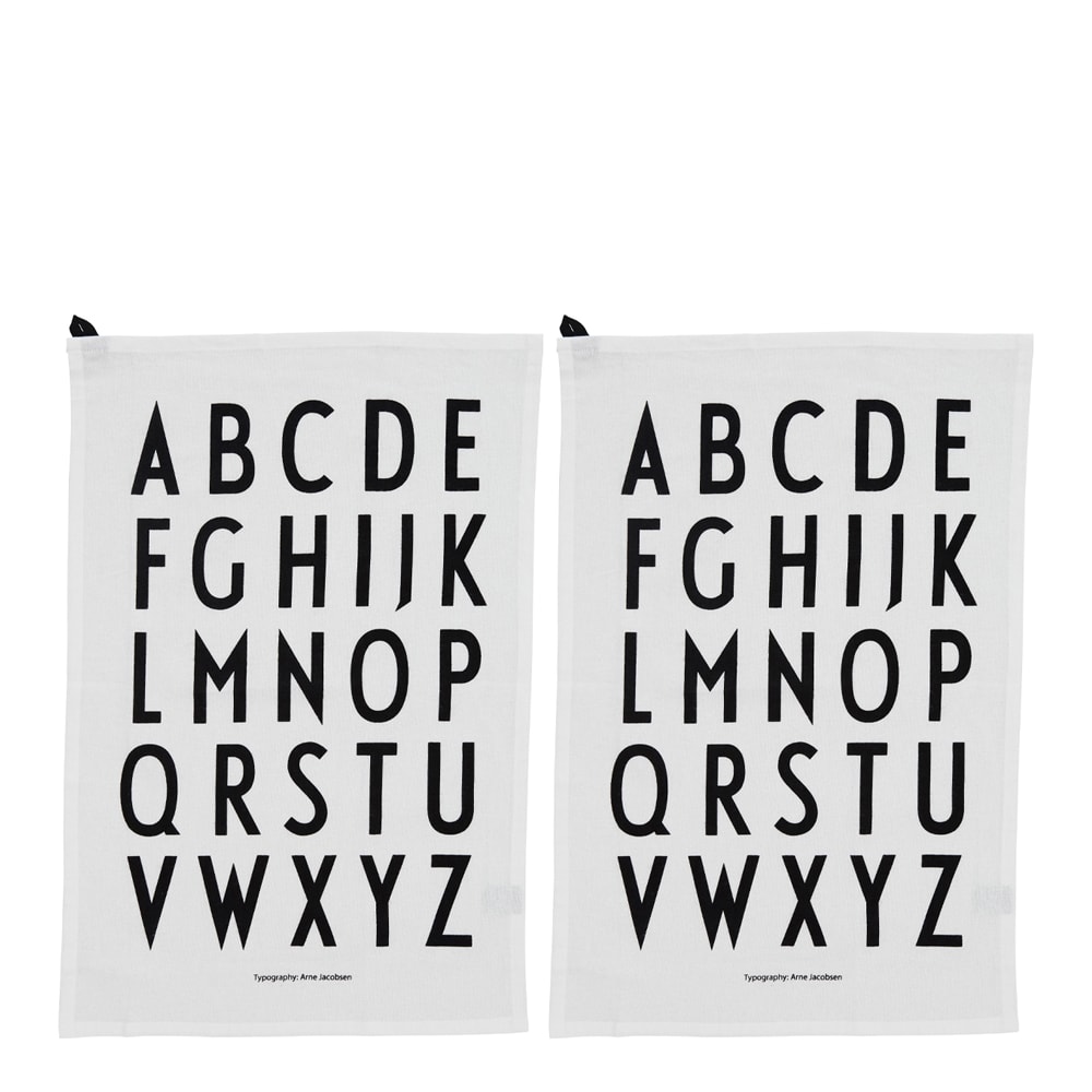 Kökshandduk 60x40 cm 2-pack Vit