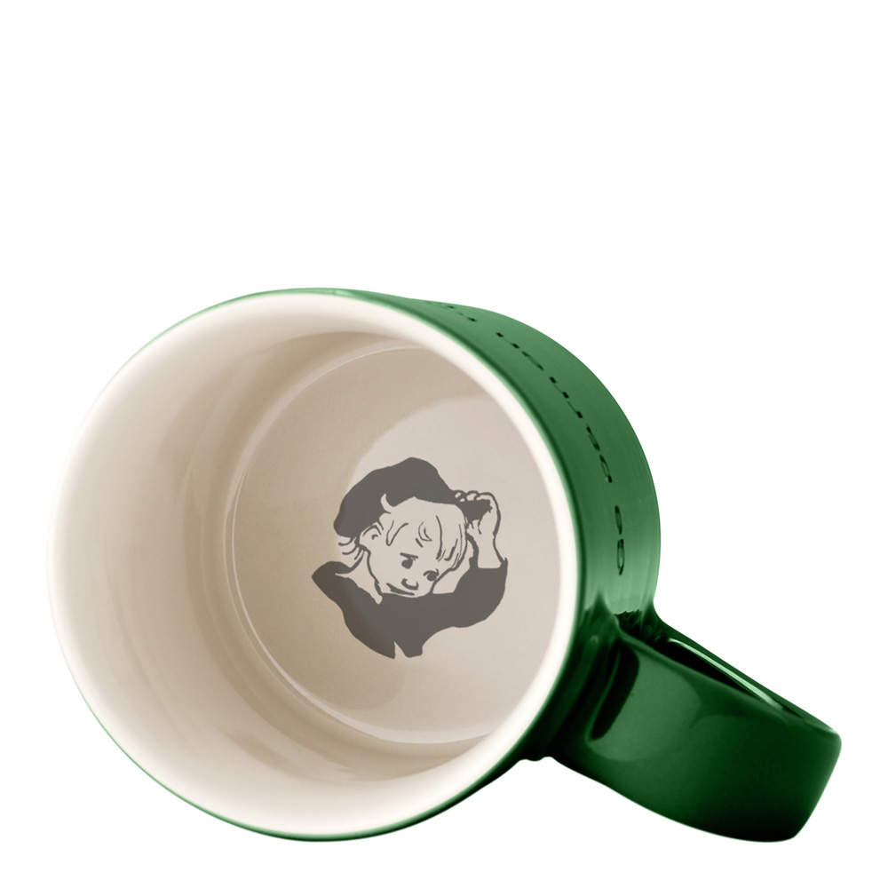 Astrid Lindgren Mugg Jag vet en som ska ställa till kalas! Grön