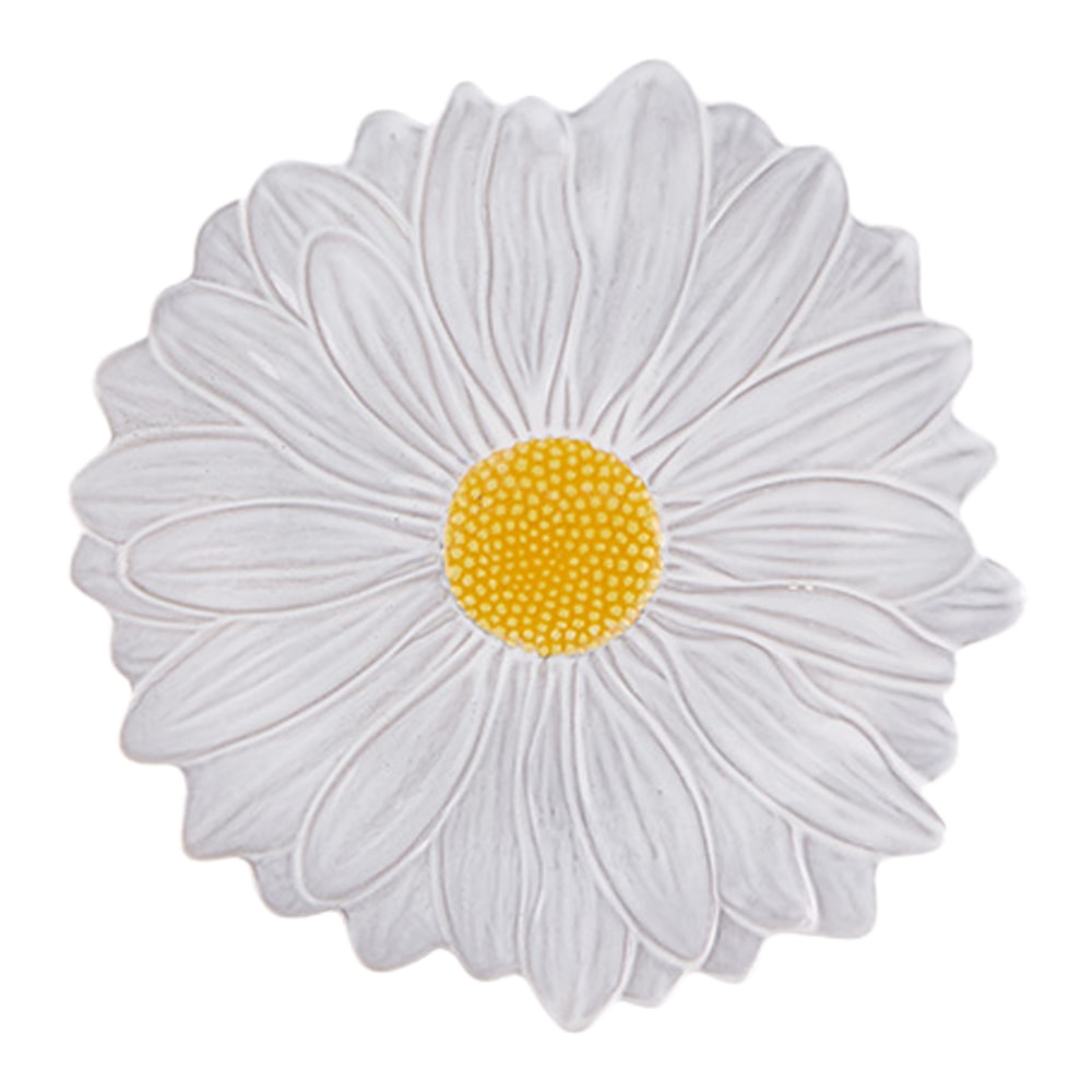 Maria Flor Tallrik Prästkrage 23 cm