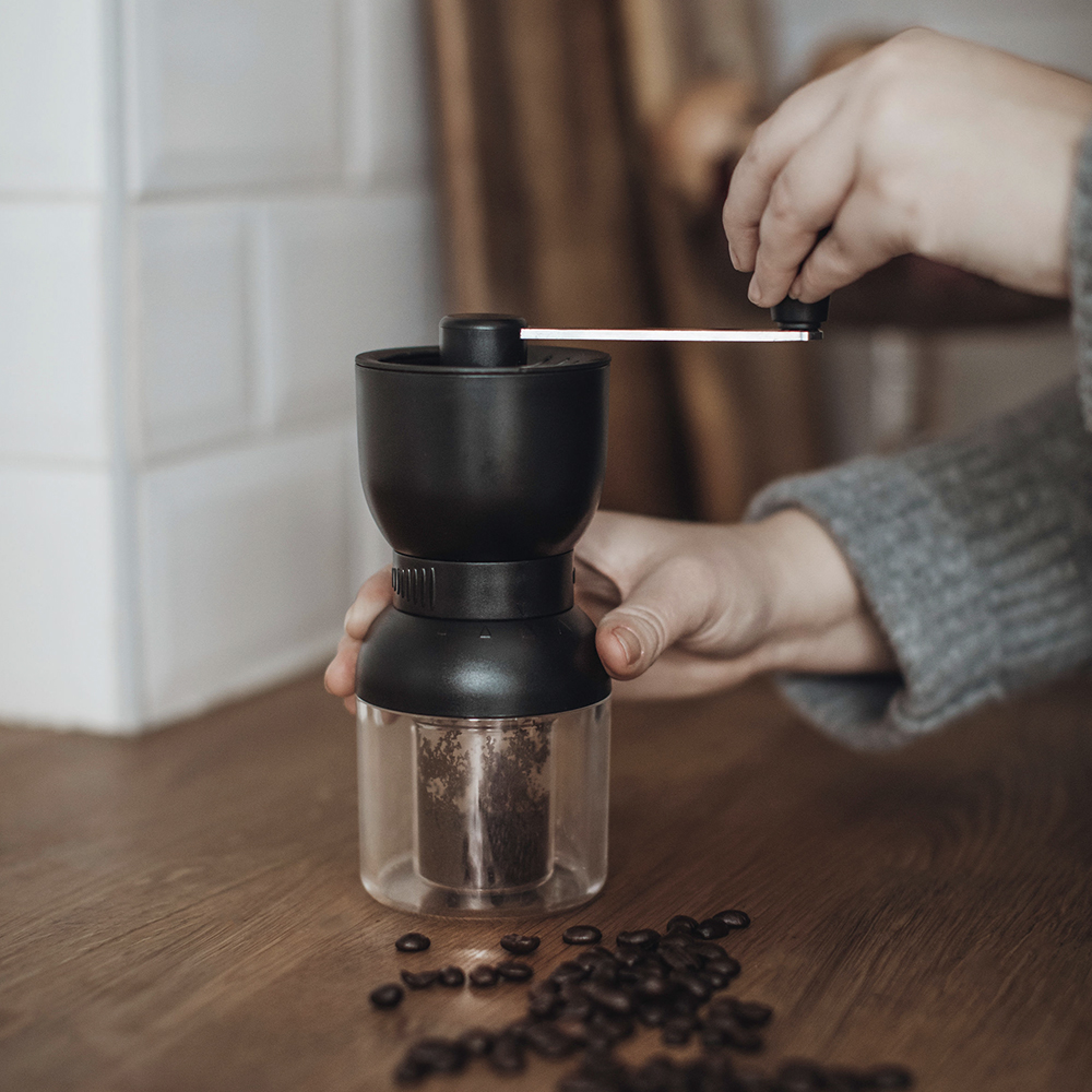 Caturra Kaffekvarn Manuell Svart/Klar