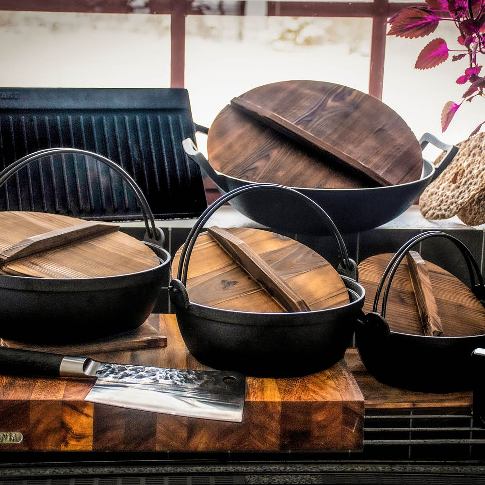 Nabe Gjutjärnsgryta med glaslock 3,6 L