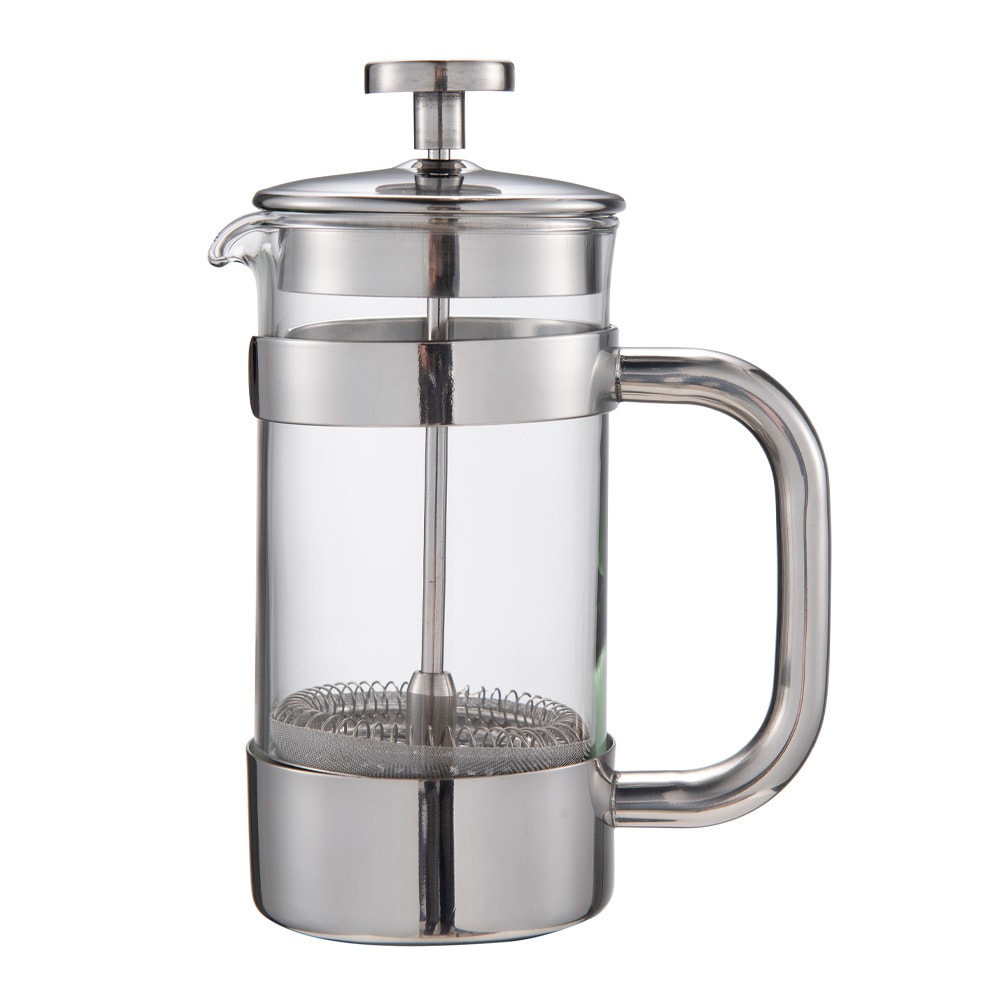 Lundi Presskanna med Handtag 21 cm Rostfri/Klar