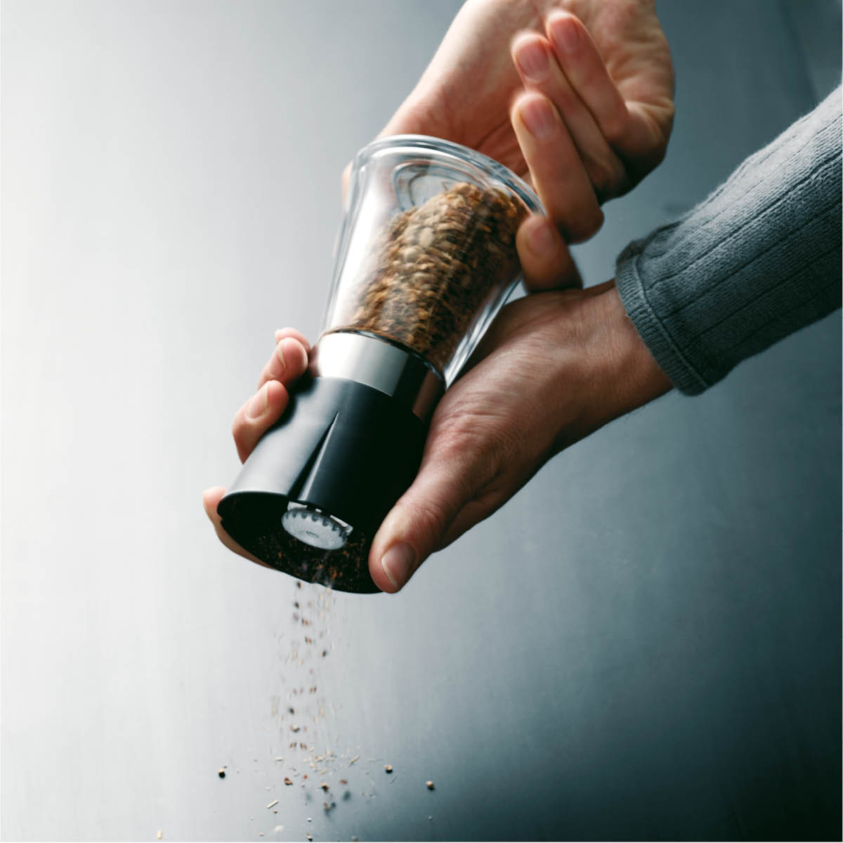 Grand cru Kvarn H14,5 cm Svart/Stål