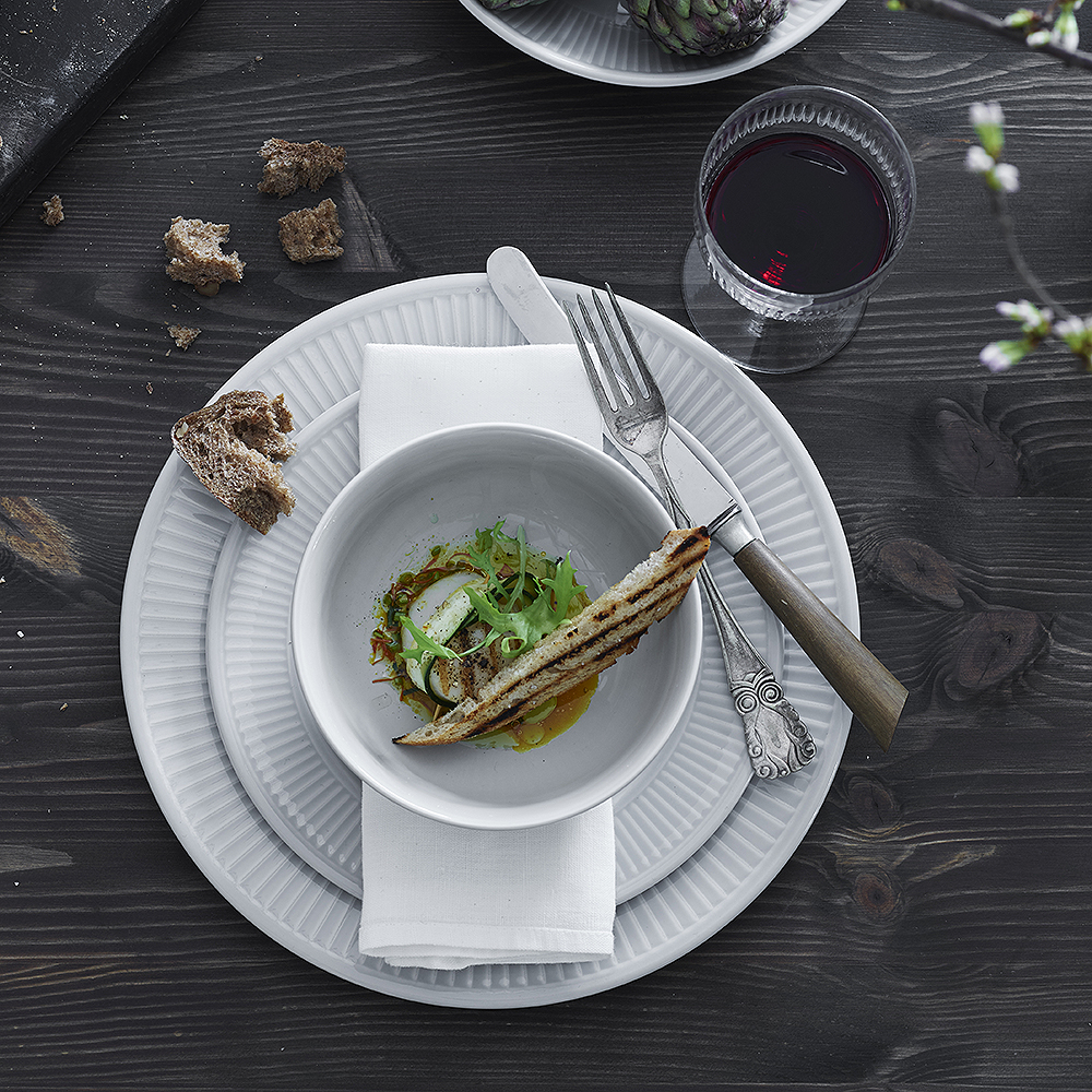 Plissé Tallrik flat 28 cm