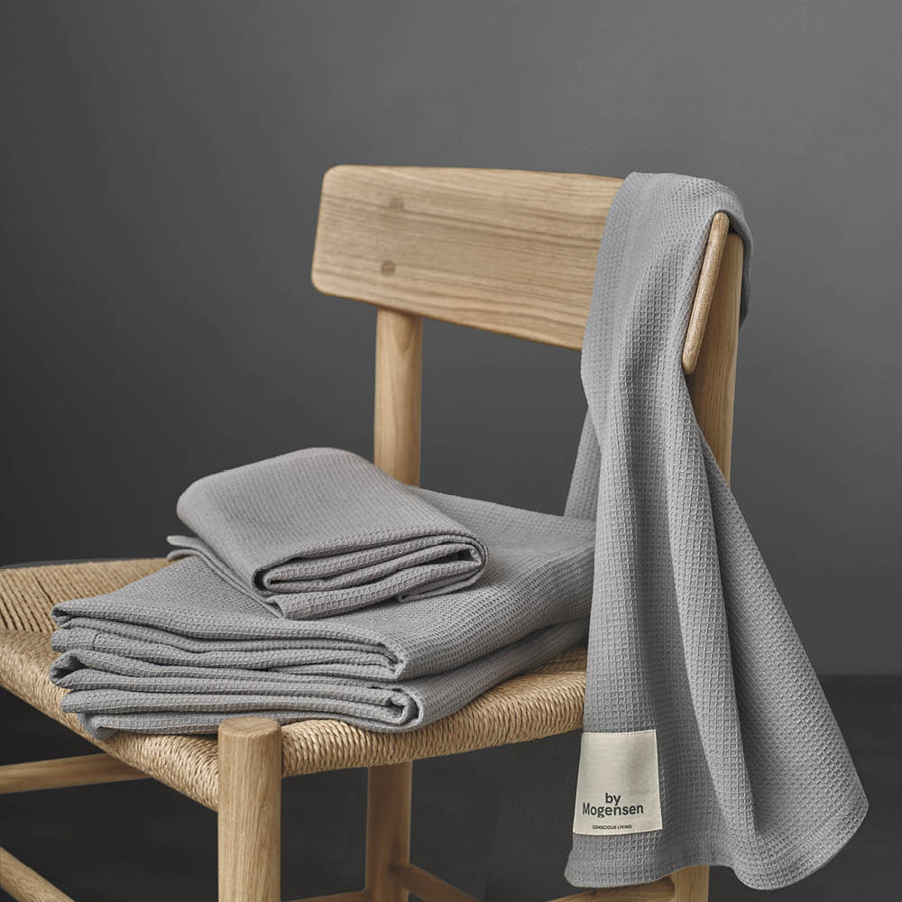 Handduk 50x100 cm Grey Waffle