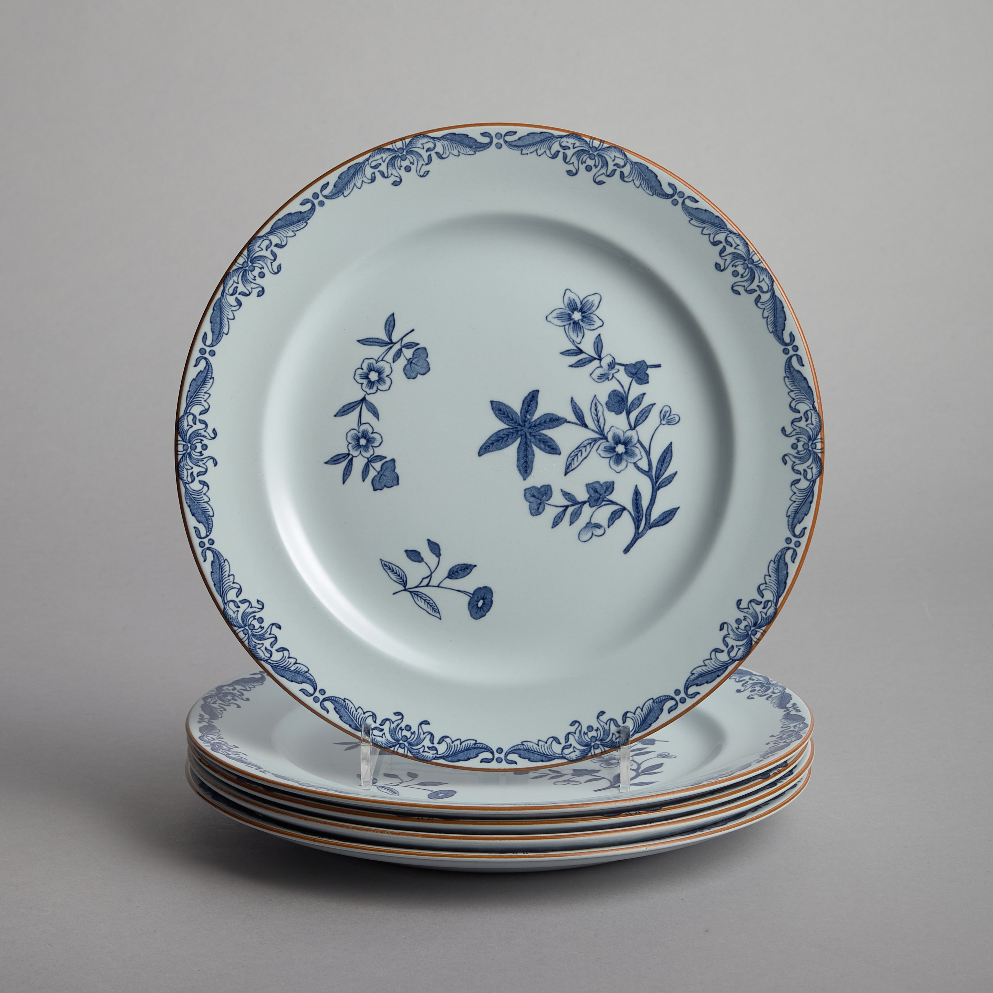 "Ostindia" Mattallrikar 5 st