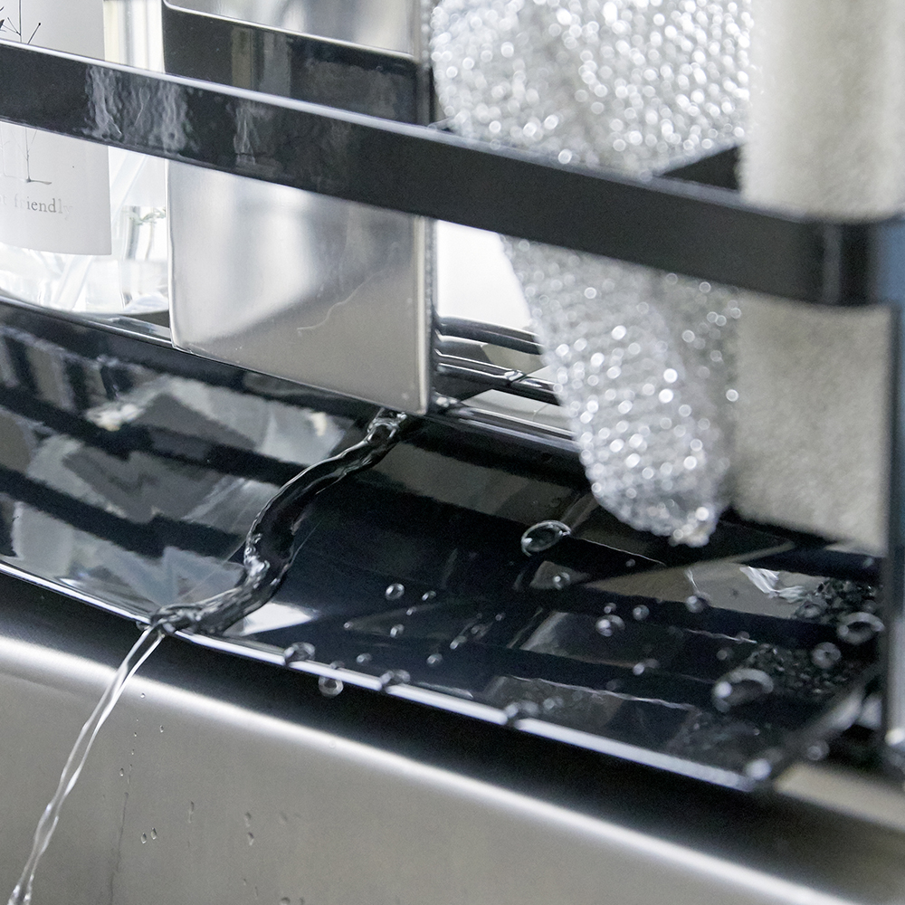 Tower Diskst&auml;ll 25x10 cm Svart