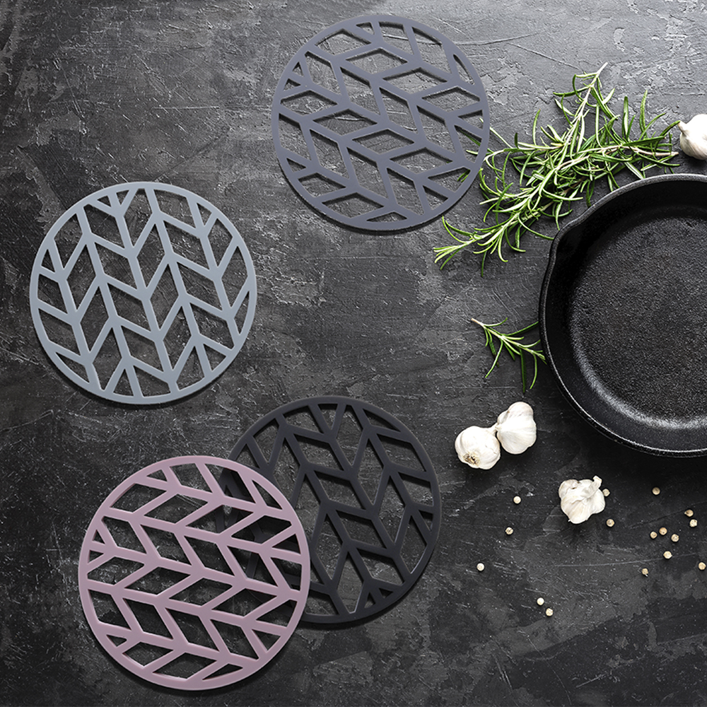 Ime Grytunderlägg 15,5 cm Gråblå