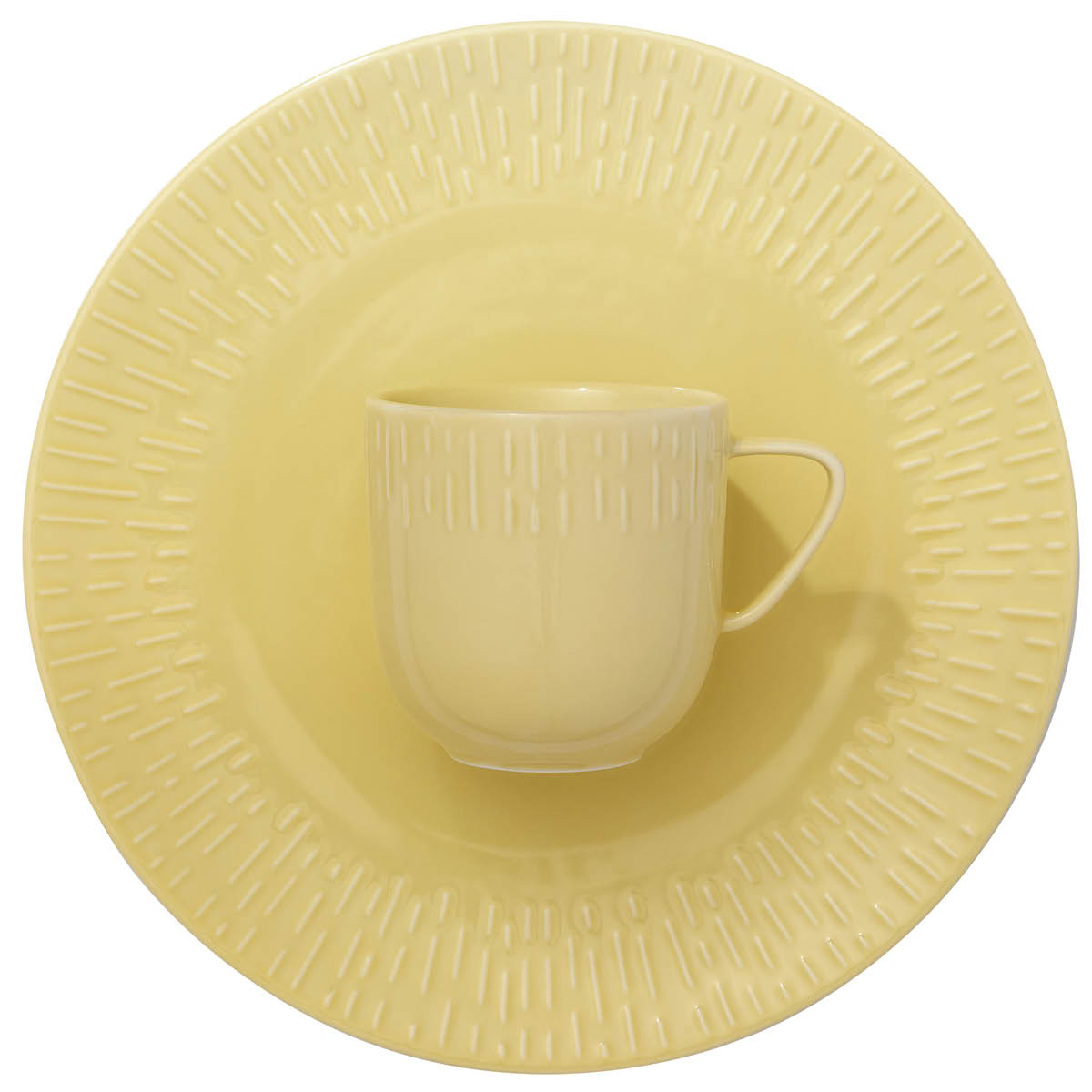 Confetti Tallrik 27 cm Citron