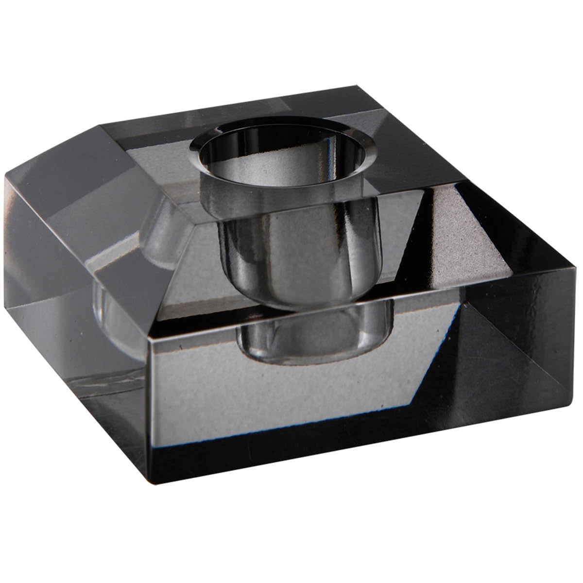 Milano Ljusstake Kvadrat 6 cm Svart