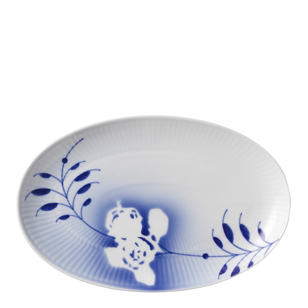 Mega Rose Tallrik 23 cm Blå