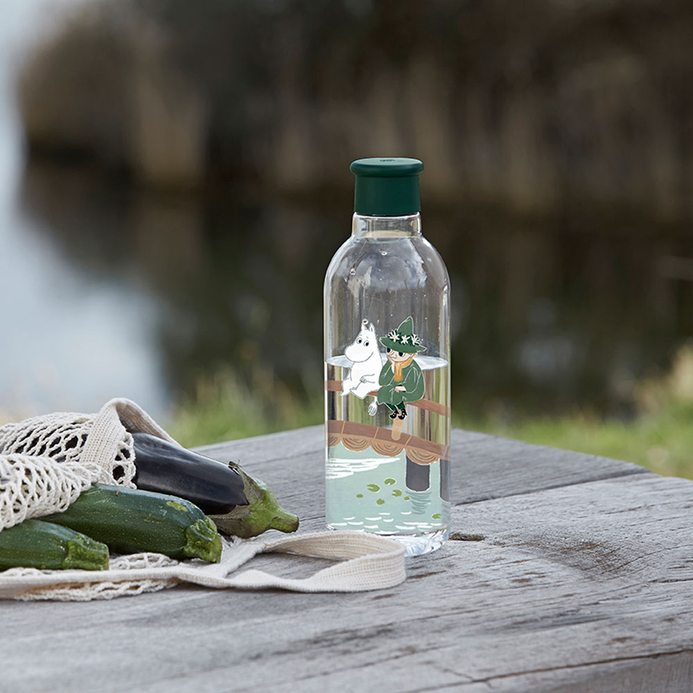 Mumin Drink-It Vattenflaska 75 cl Gr&ouml;n