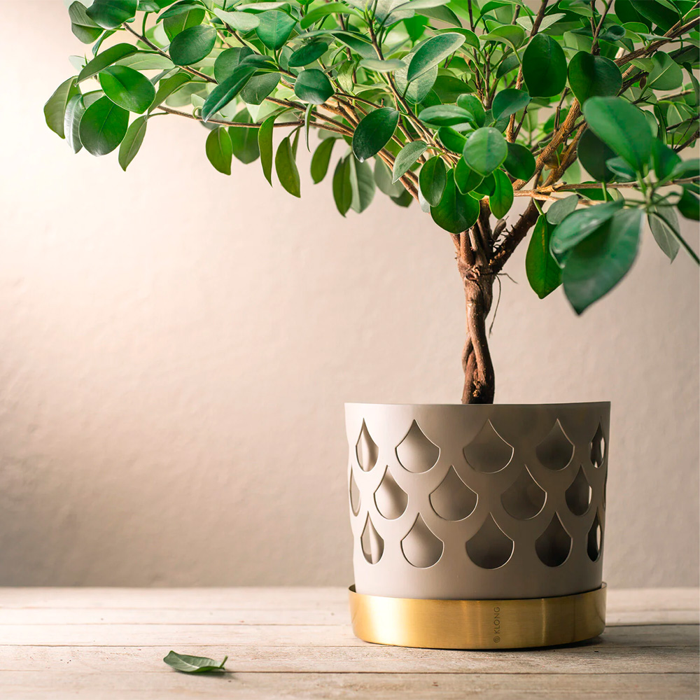 Kruka Trio Drop 18 cm Beige