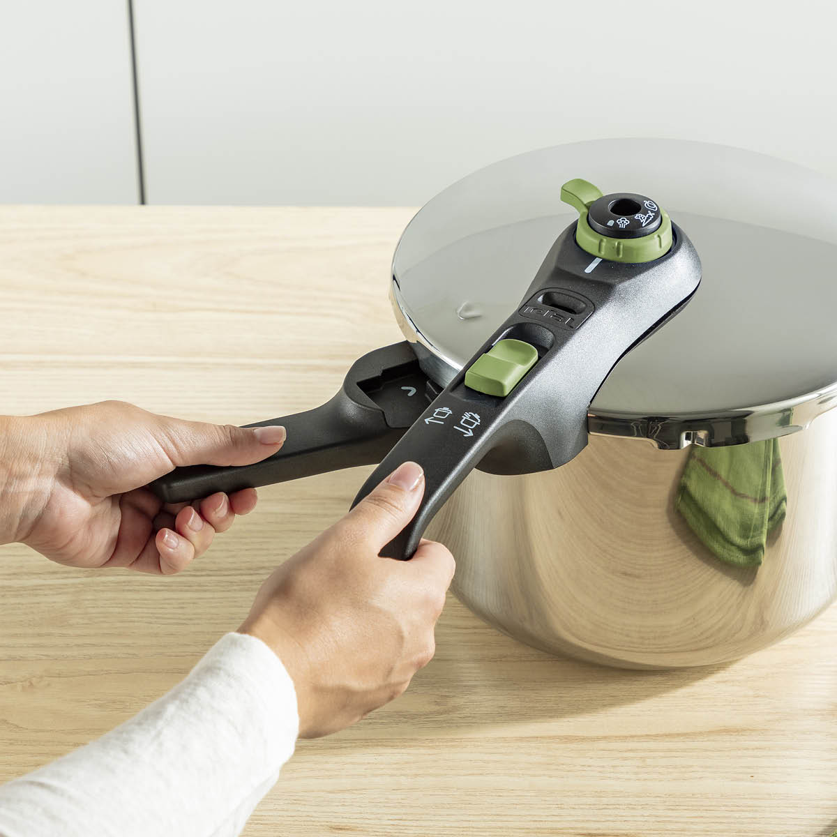 Secure Trendy Tryckkokare med Ångkorg 6 L Rostfri