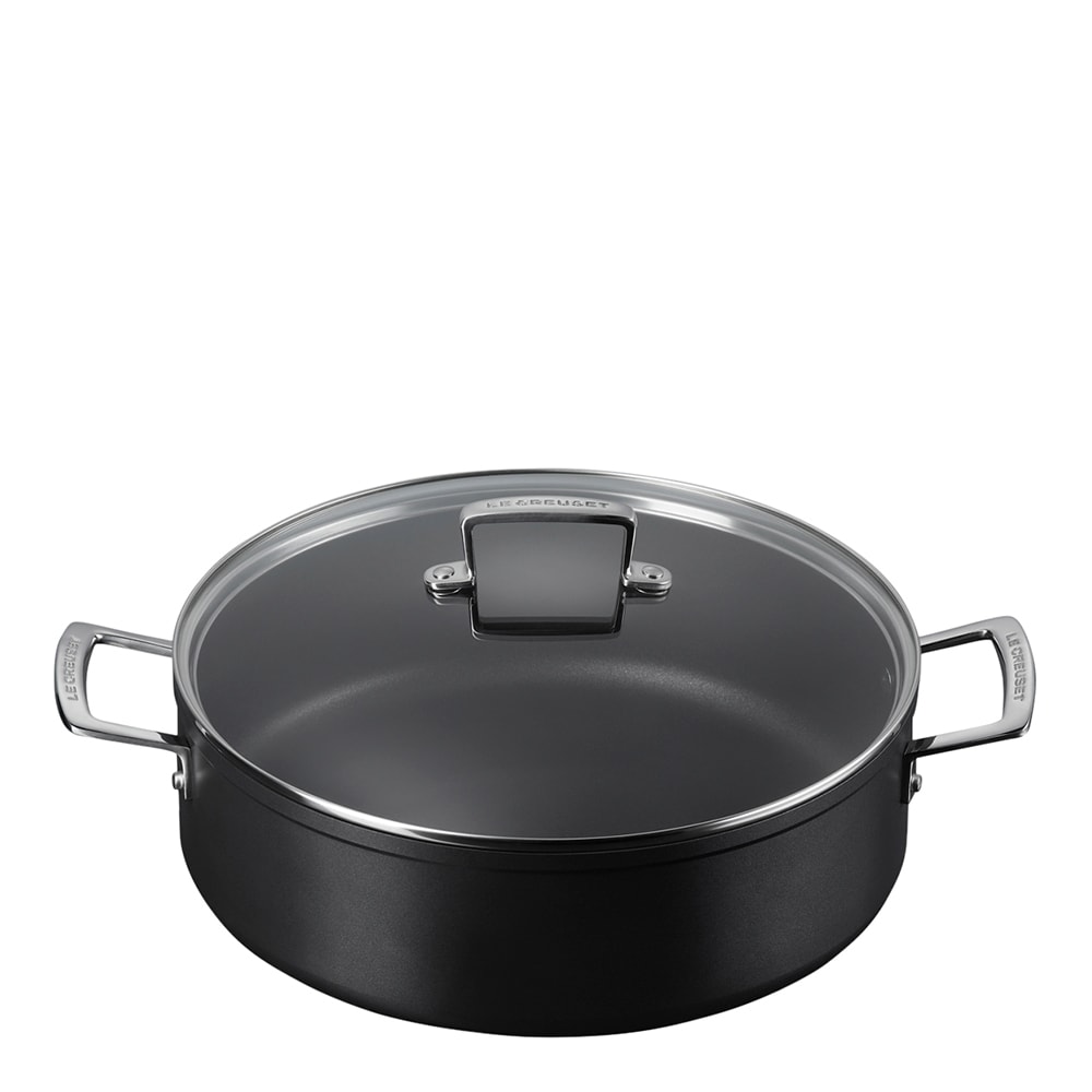 Toughened Non-Stick Sauteusegryta med glaslock 30 cm