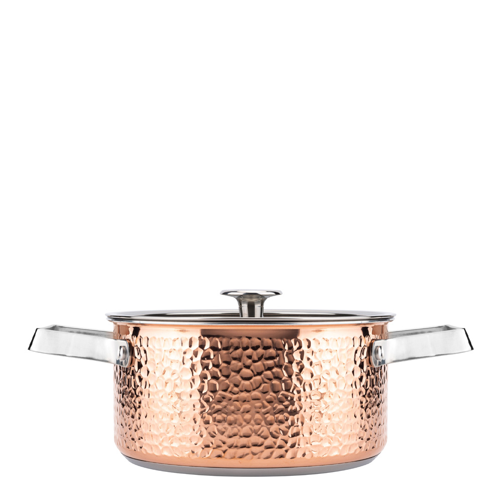 Mjölner Noelle Gryta med lock 2,8 L Koppar