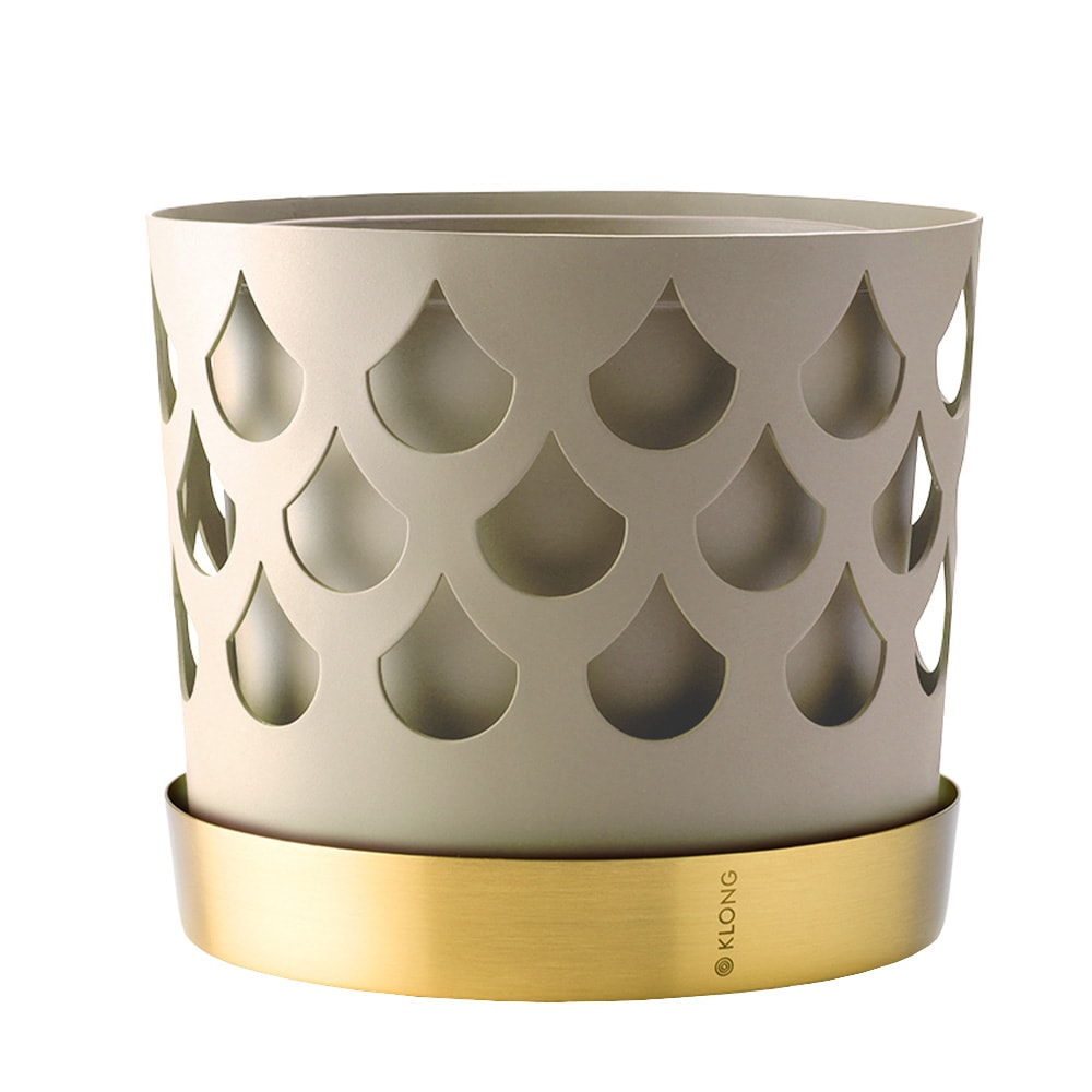 Kruka Trio Drop 28 cm Beige