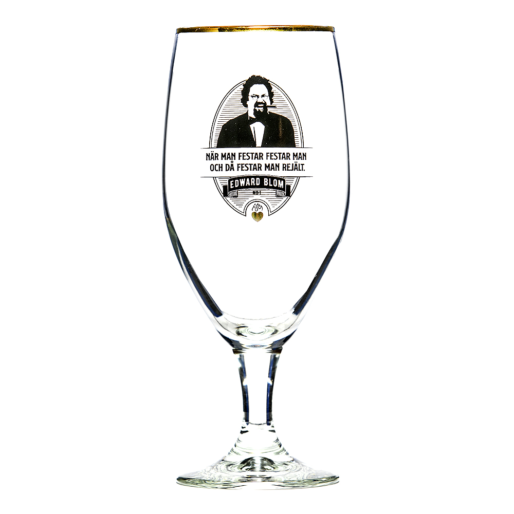 Ölglas No: 1 När man festar