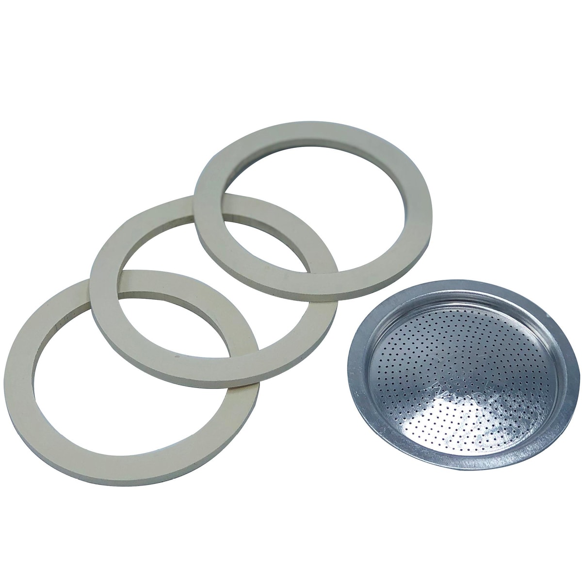 Moka Express Packning & Filterplatta 12 Koppar Grå