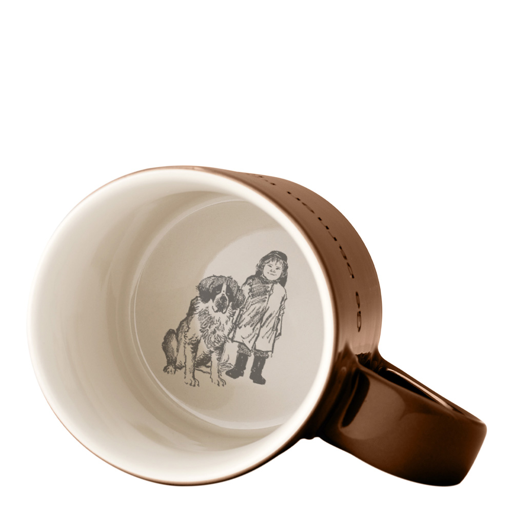 Astrid Lindgren Mugg ja, det är inte klokt, jag har då.. Brun